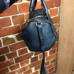 ALEXANDER WANG navy leather handbag