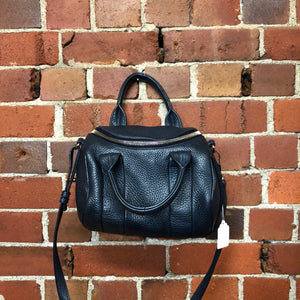 ALEXANDER WANG navy leather handbag