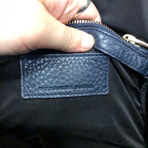 ALEXANDER WANG navy leather handbag