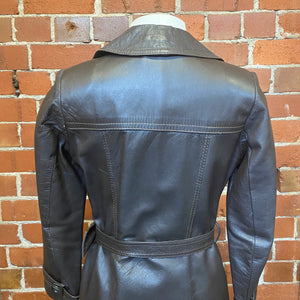 1970S genuine leather coat