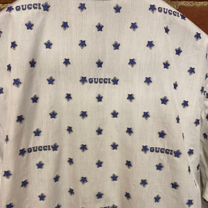 GUCCI 2019 star print bowling shirt