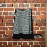 COMME DES GARCONS gingham wool skirt