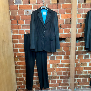 MOSCHINO  mixed pinstriped suit