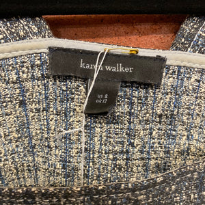 KAREN WALKER tweed smock dress