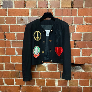 MOSCHINO 1990s charms and appliqués  The Nanny jacket