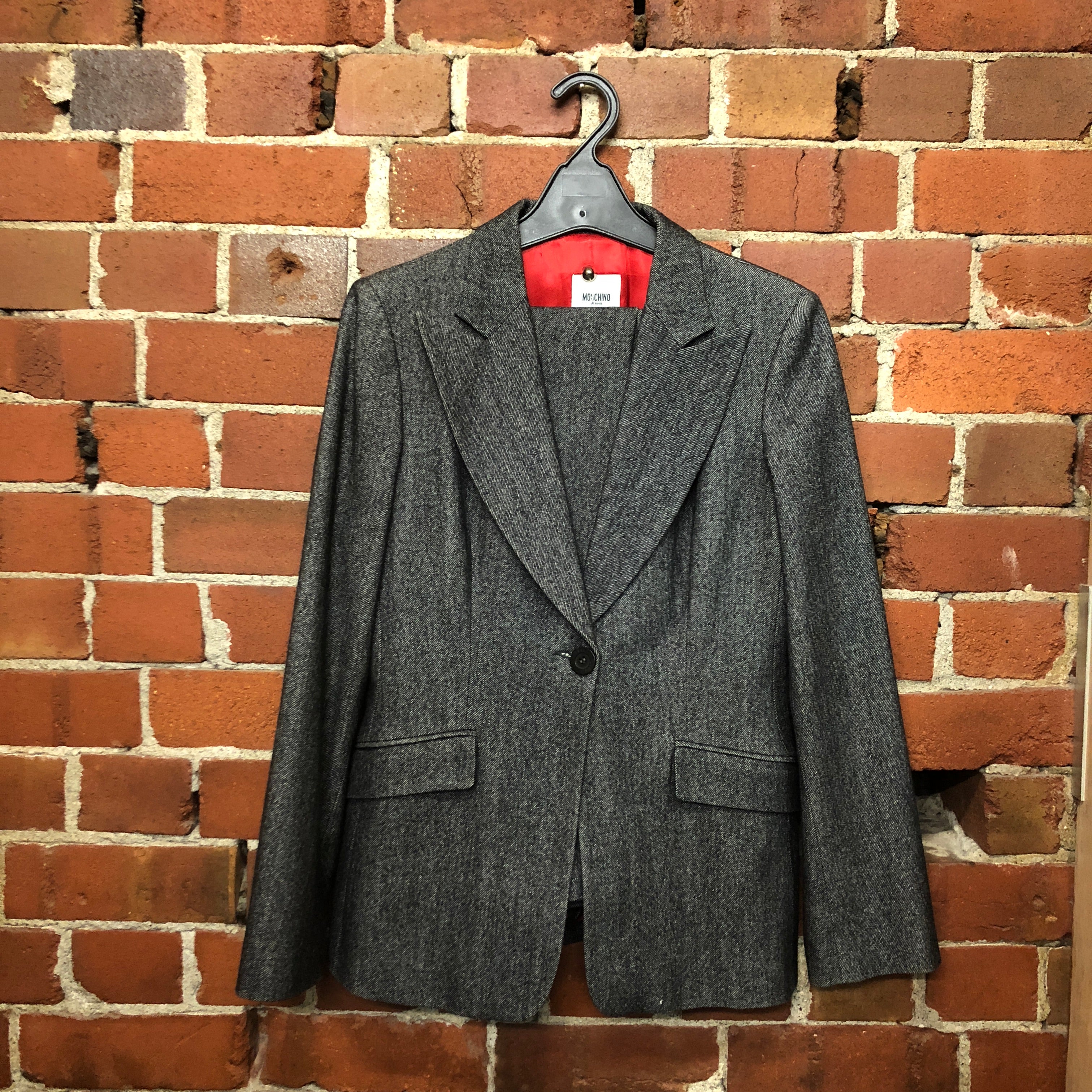 MOSCHINO wool flares suit