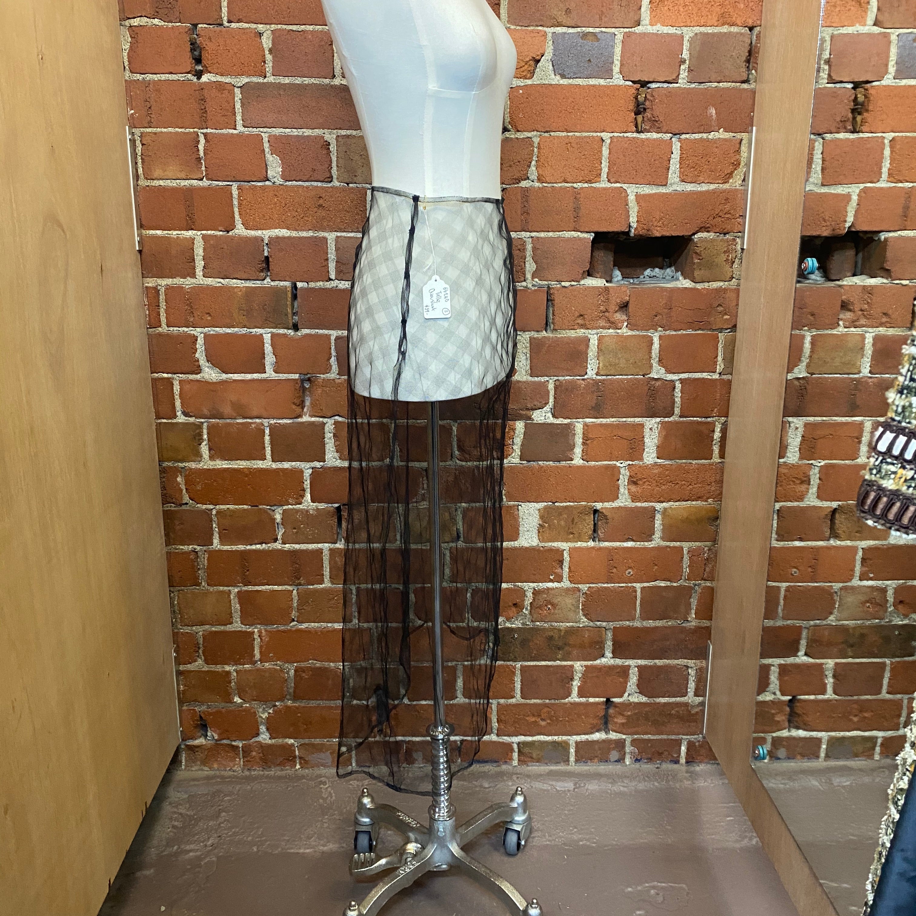 NZ designer sheer skirt