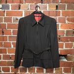 JEAN PAUL GAULTIER 1980s pinstriped jacket