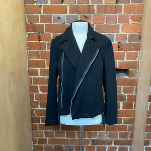 COMME DES GARCONS wool biker jacket