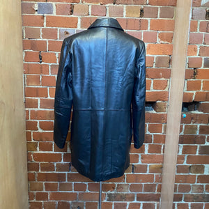 CATHY IRELAND lined leather jacket