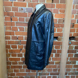 CATHY IRELAND lined leather jacket