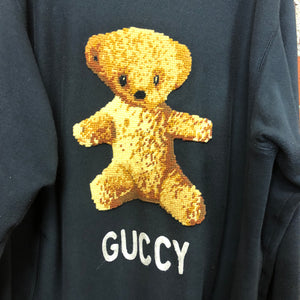 GUCCI cross stitched teddy bear sweatshirt – Wellington Hunters and  Collectors