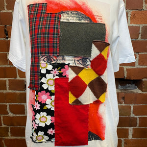 COMME DES GARCONS patchwork tee