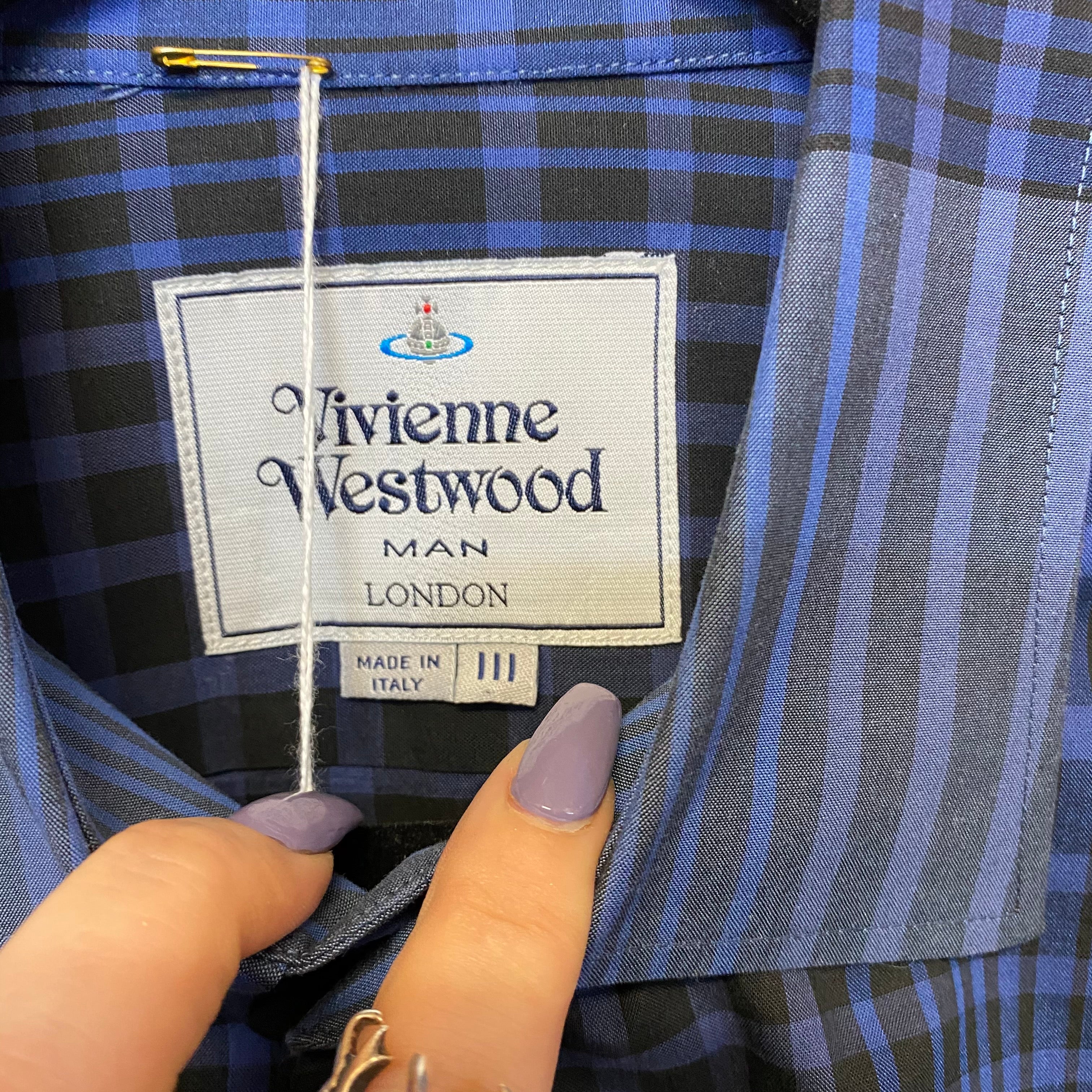 VIVIENNE WESTWOOD oversize tartan shirt