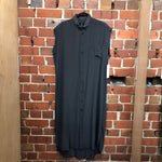 LELA JACOBS 100% sleeveless shirt dress