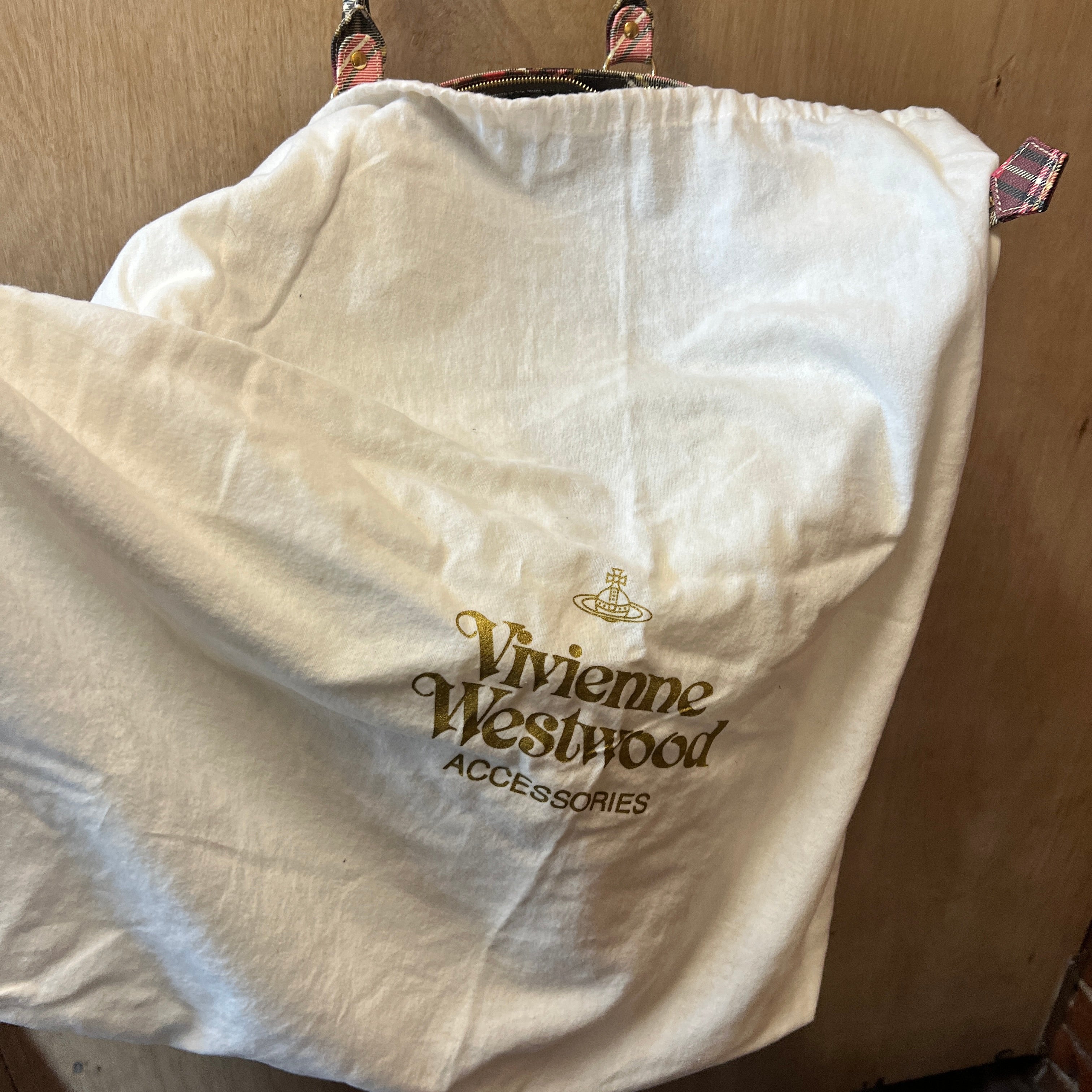 VIVIENNE WESTWOOD tartan bag