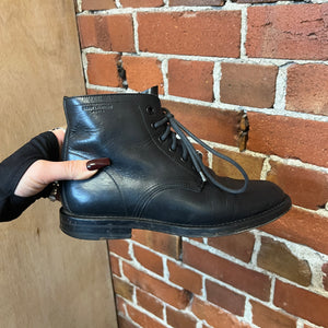 SAINT LAURENT leather boots 38