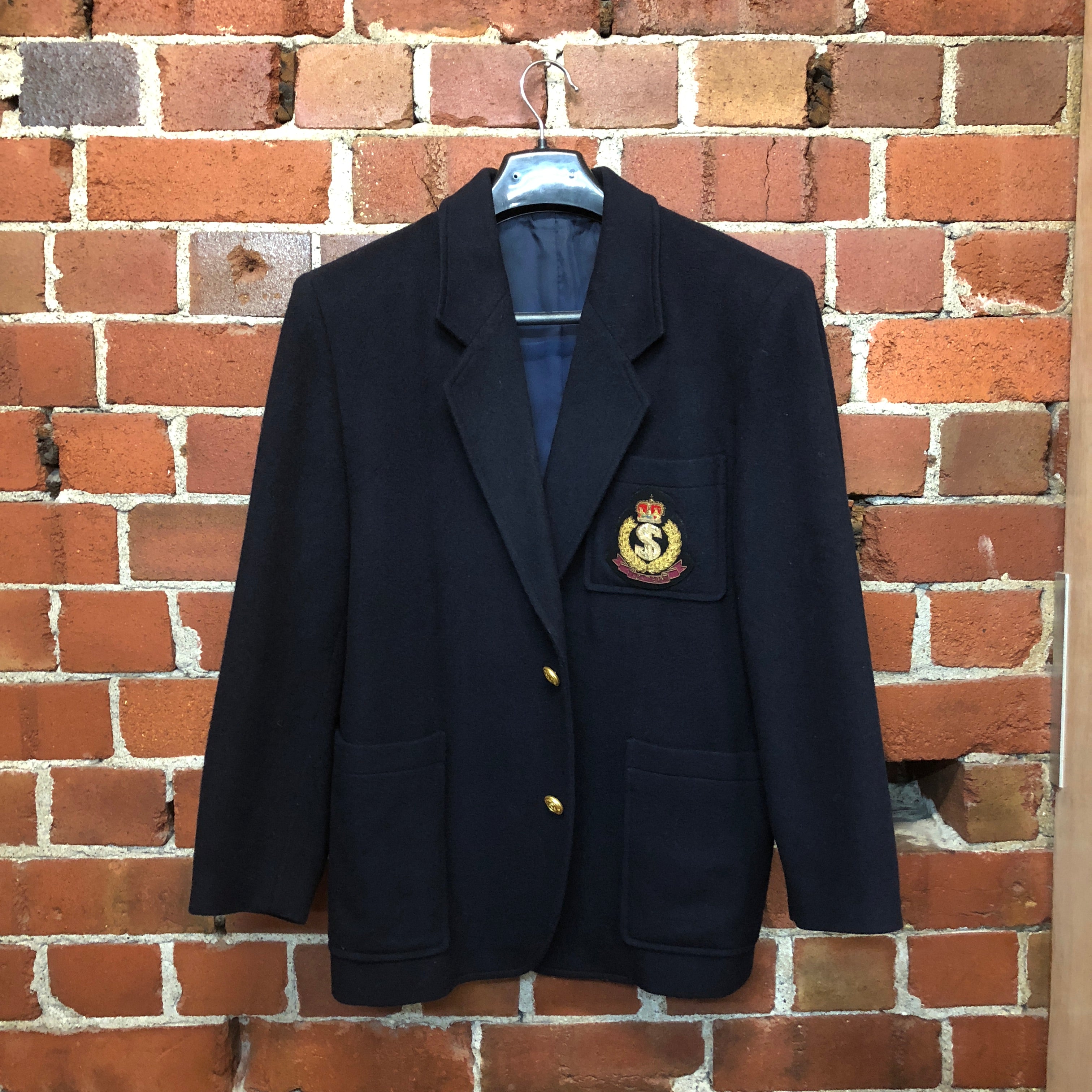 ISSEY MIYAKE wool 1980s school blazer