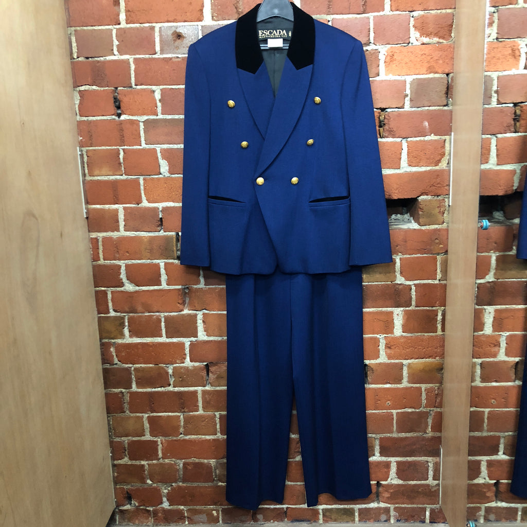 ESCADA 1980s virgin wool suit