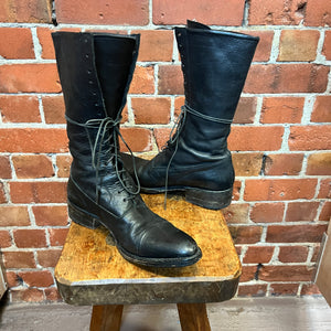 NDC handmade lace up leather boots 38