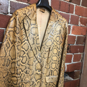 1970S Genuine Snakeskin blazer