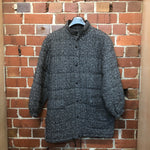 GAULTIER 1980s wool tweed puffer coat