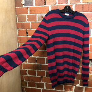 SAINT LAURENT nautical striped wool jumper