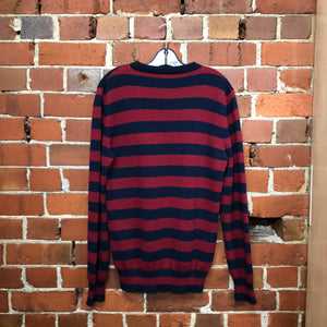 SAINT LAURENT nautical striped wool jumper