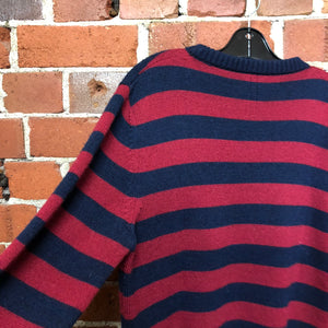 SAINT LAURENT nautical striped wool jumper