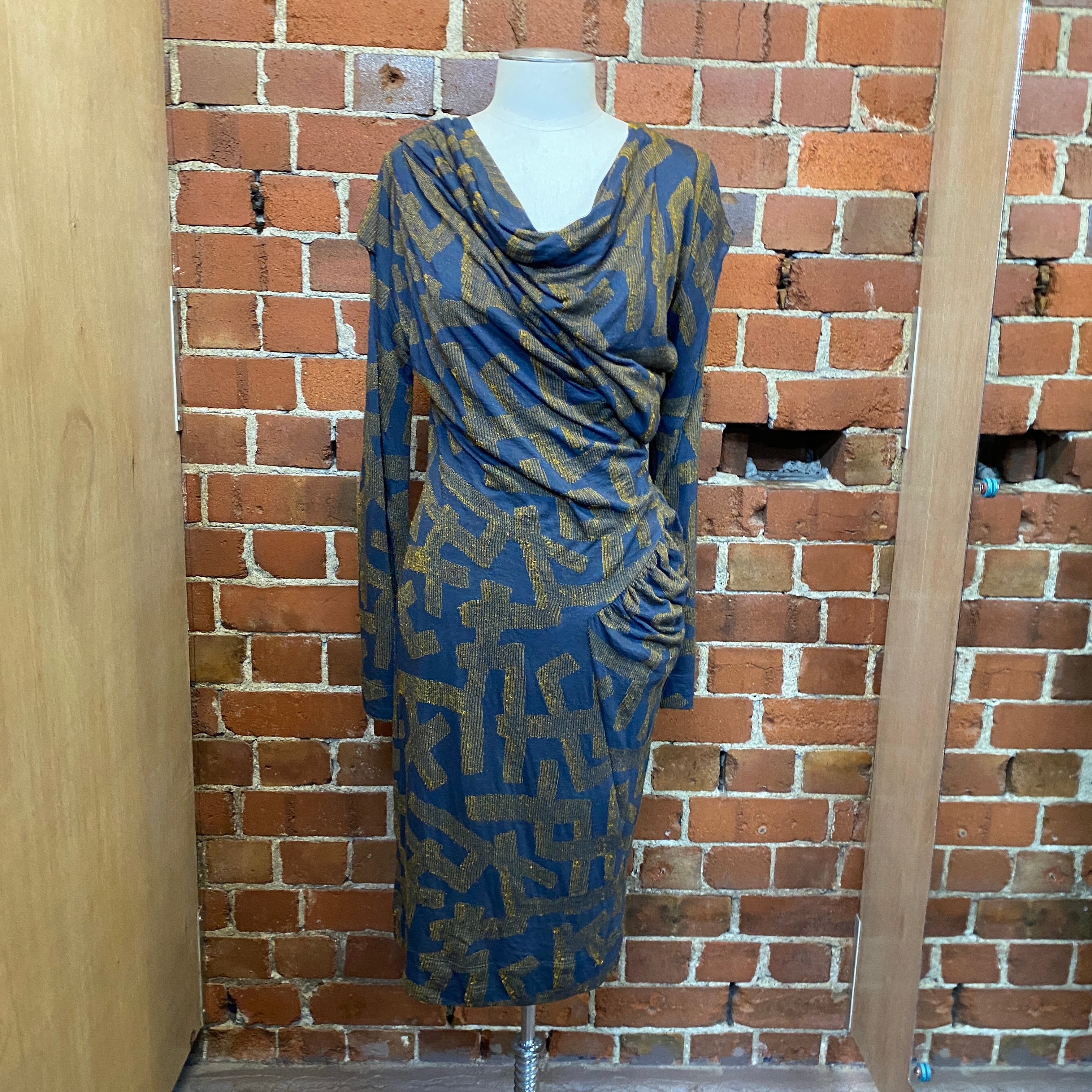 VIVIENNE WESTWOOD squiggle pattern dress