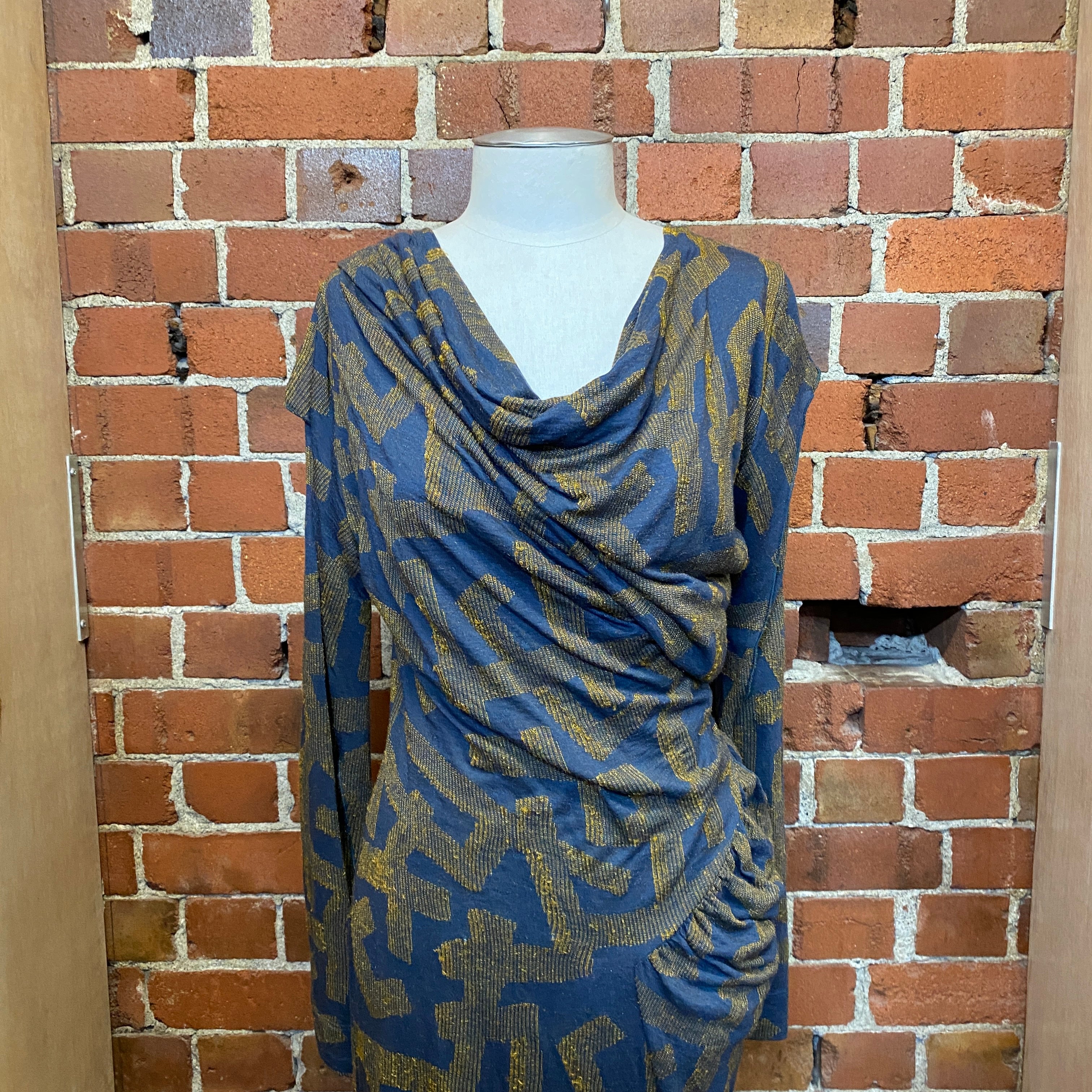 VIVIENNE WESTWOOD squiggle pattern dress