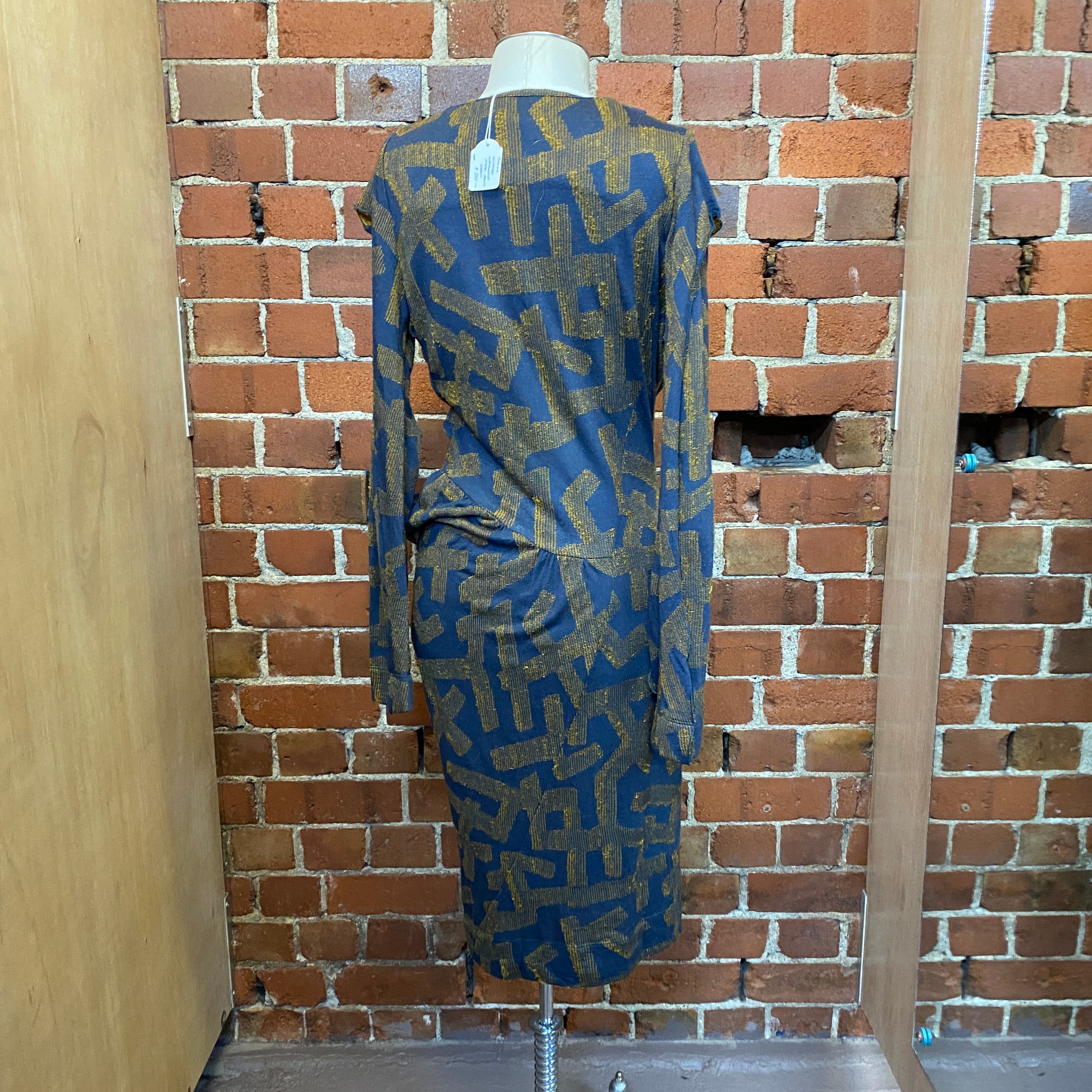 VIVIENNE WESTWOOD squiggle pattern dress