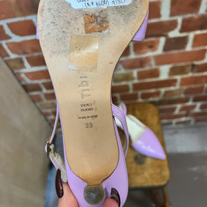 TIBI patent leather heels 39