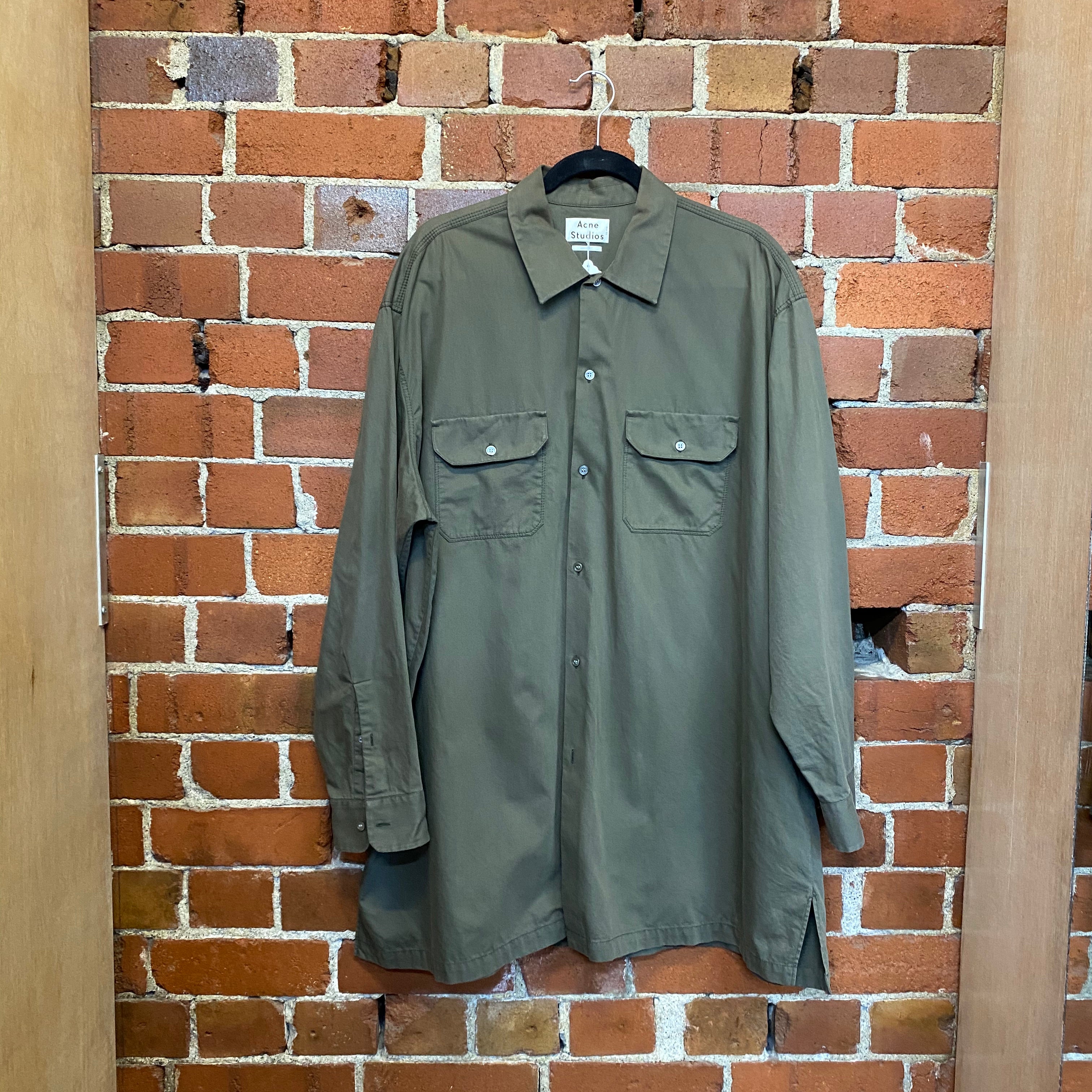 ACNE Drill cotton shirt