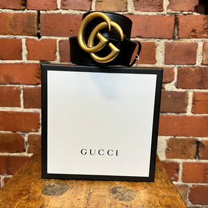 GUCCI Classic leather belt