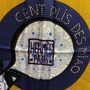 HERMES cashmere and silk scarf