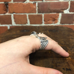 HONDA retro sterling silver ring