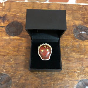 NEIL ADCOCK NZ Jasper, 24K gold and sterling silver