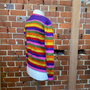 Hand knitted wool jumper