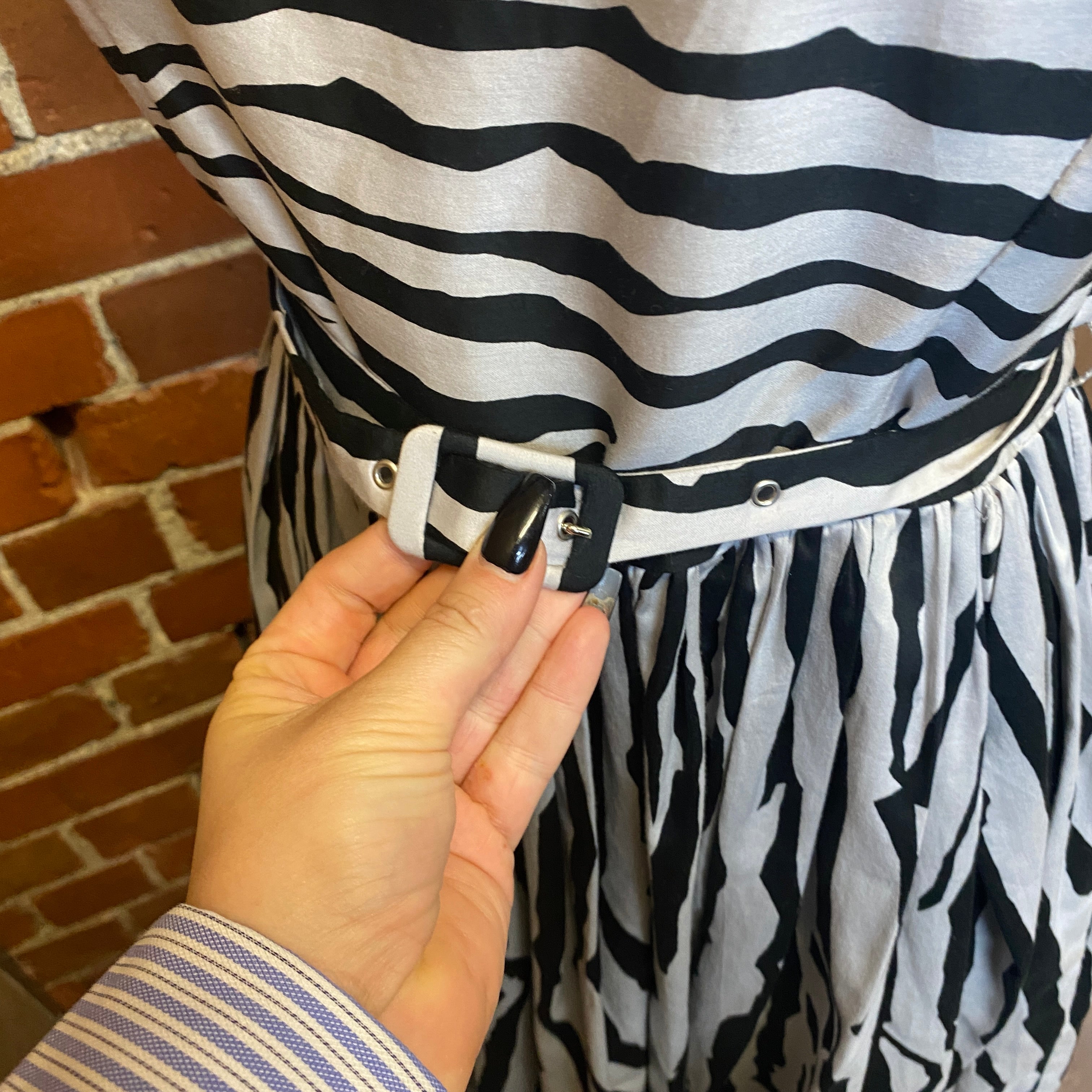 VIVIENNE WESTWOOD cotton zebra dress