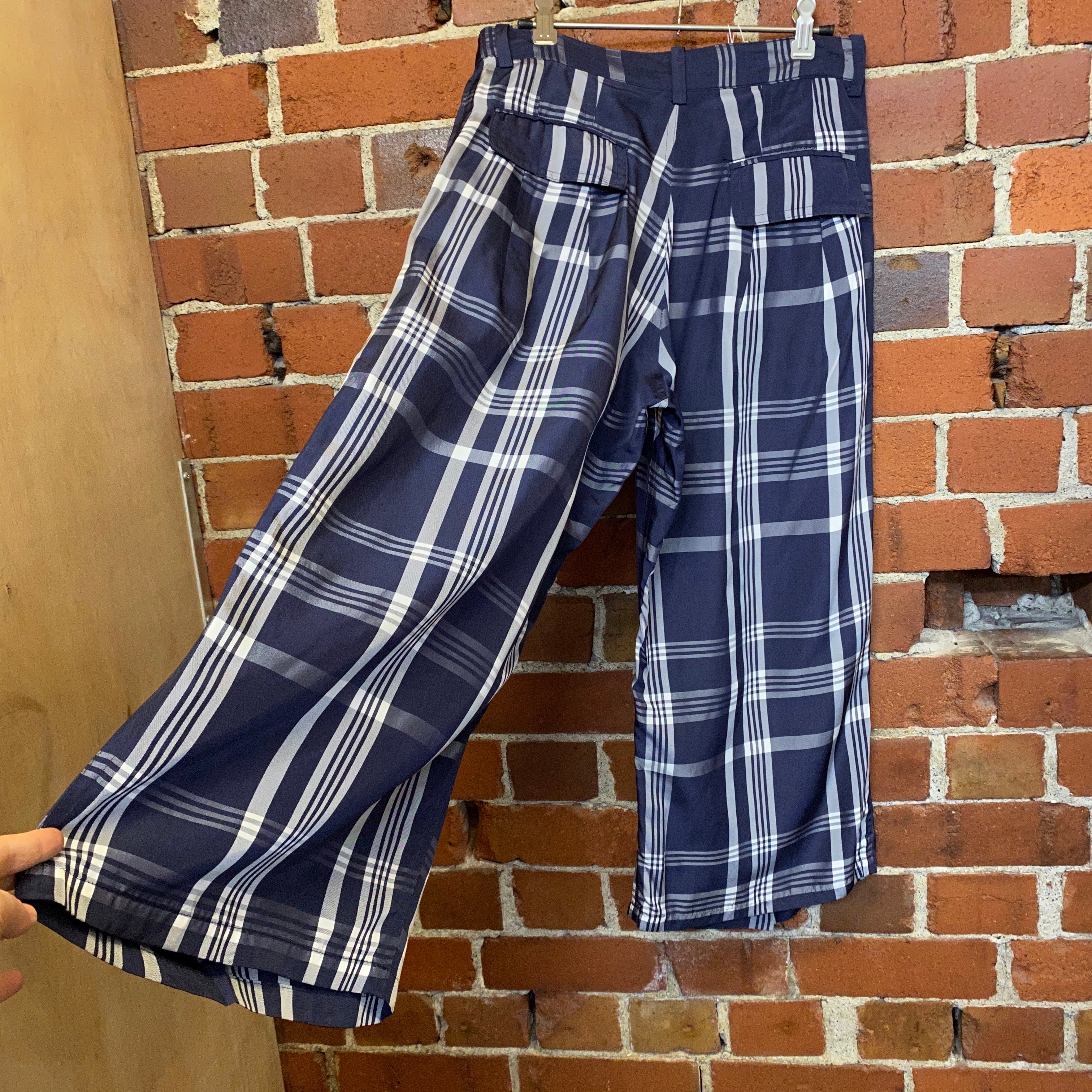 Y'S YOHJI YAMAMOTO tartan pants