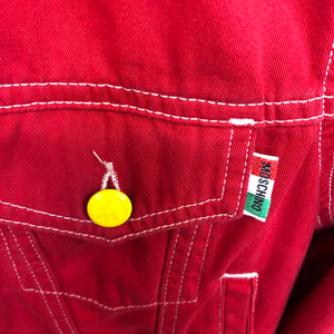 MOSCHINO 1990s red denim jacket