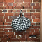 COMME DES GARCONS houndstooth oversize bag