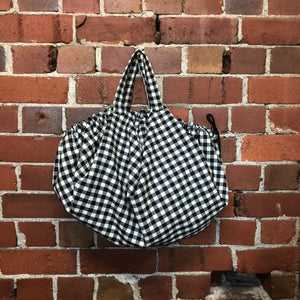 COMME DES GARCONS houndstooth oversize bag