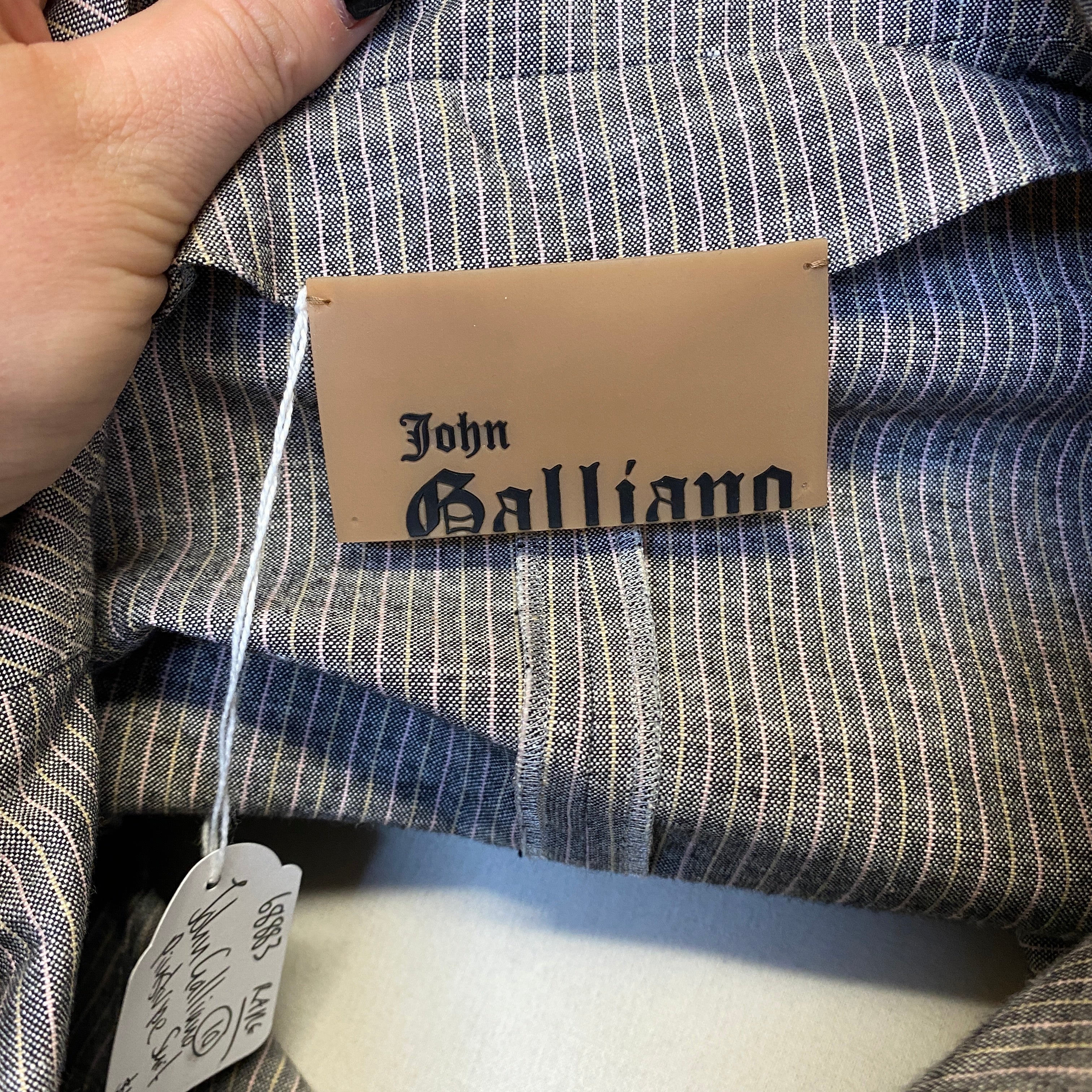 JOHN GALLIANO 2000'S STRIPED suit