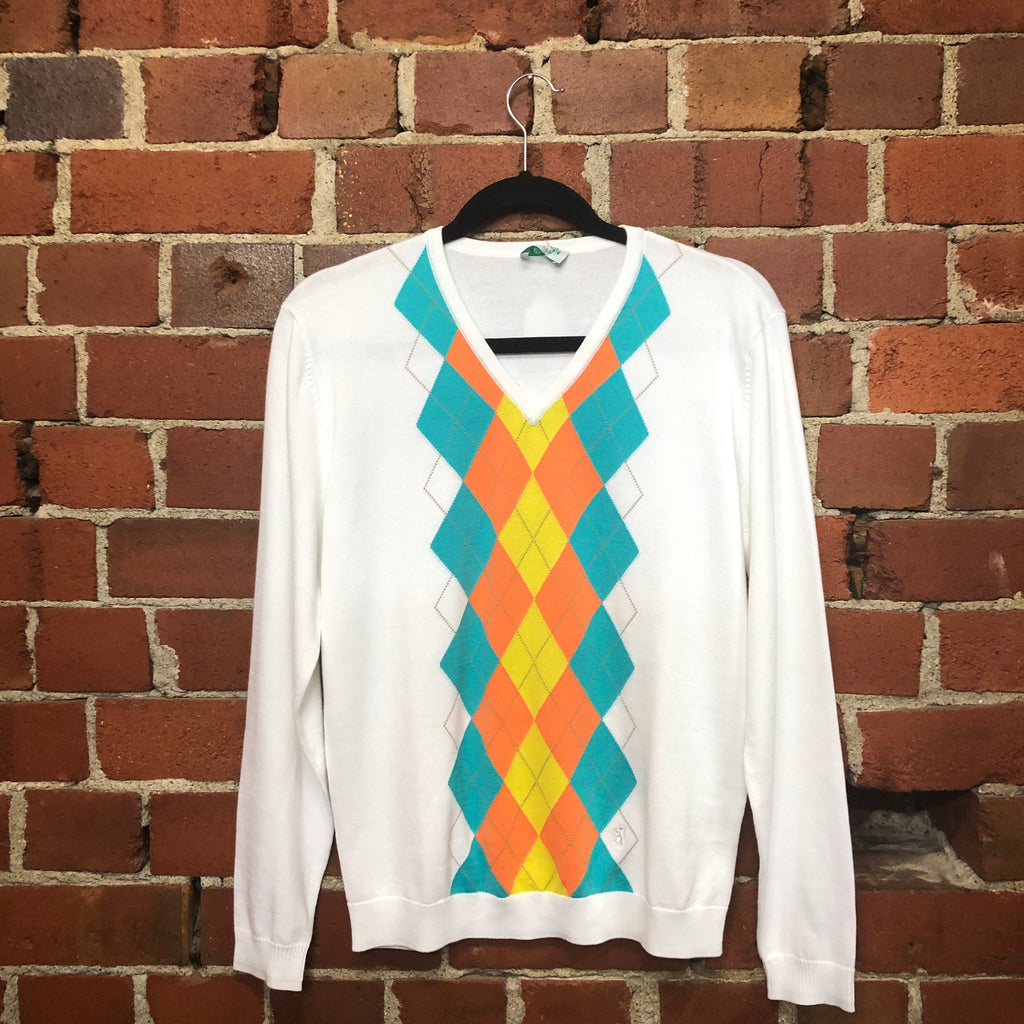 PRINGLE Argyle cotton jumper