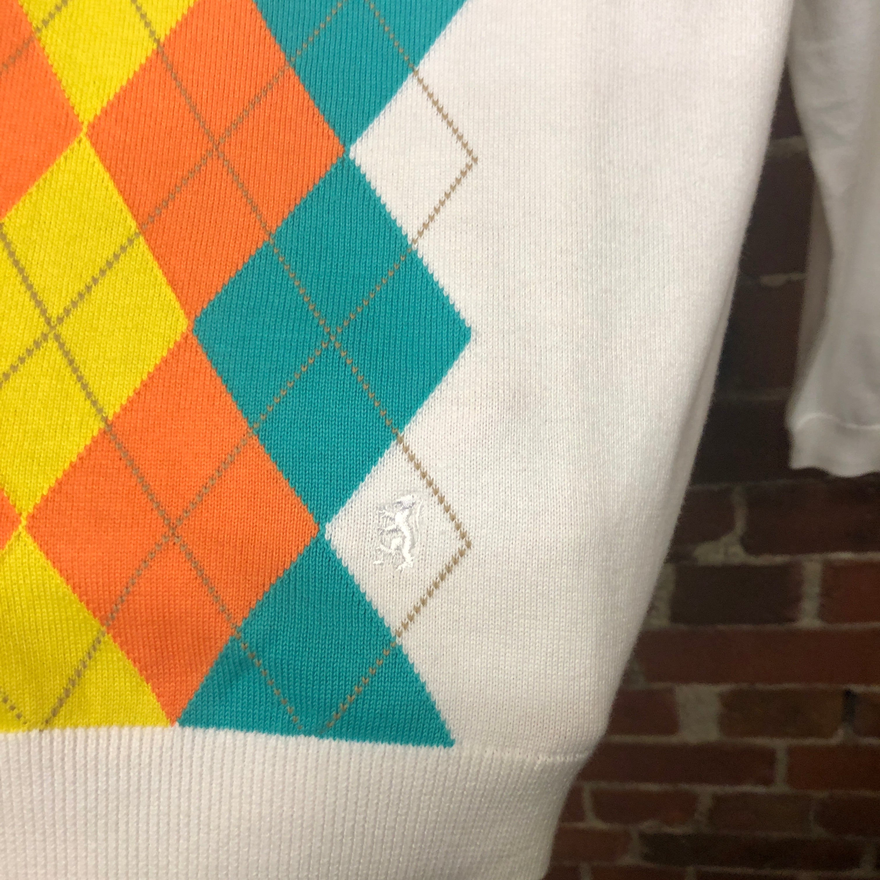 PRINGLE Argyle cotton jumper