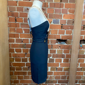 MOSCHINO Collectors 1980s suspender dress