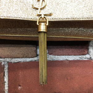 YVES SAINT LAURENT gold handbag