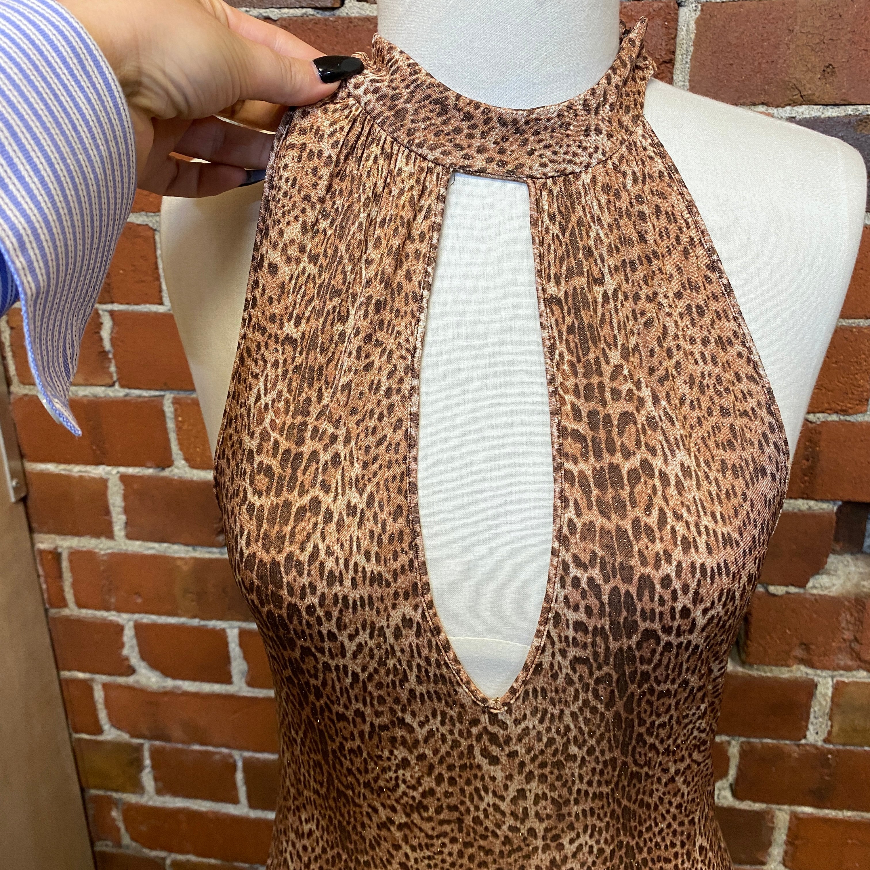 ROBERTO CAVALLI 2000's leopard dress